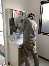 LIXILオフトの洗面化粧台になります!