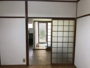 1階新洋室からの一枚です。すごくお部屋が明るくなりました！