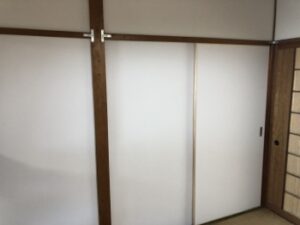 ２階の襖建具を新調しました、綺麗ですね。