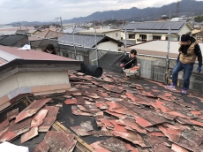 ですが、一日で撤去作業が完了する事ができました。みなさんご苦労様です！！