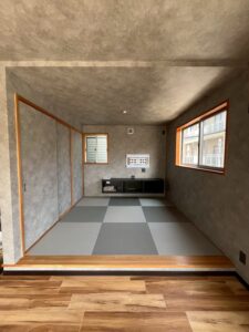 元の状態を生かしつつ雰囲気を変えて特別な空間にチェンジ。